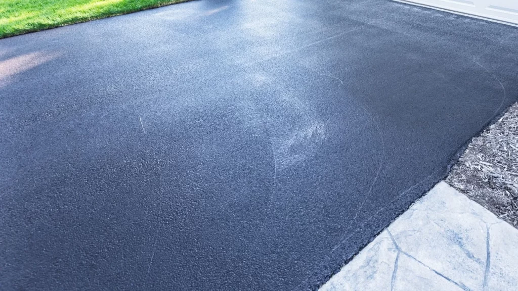 brand new driveway